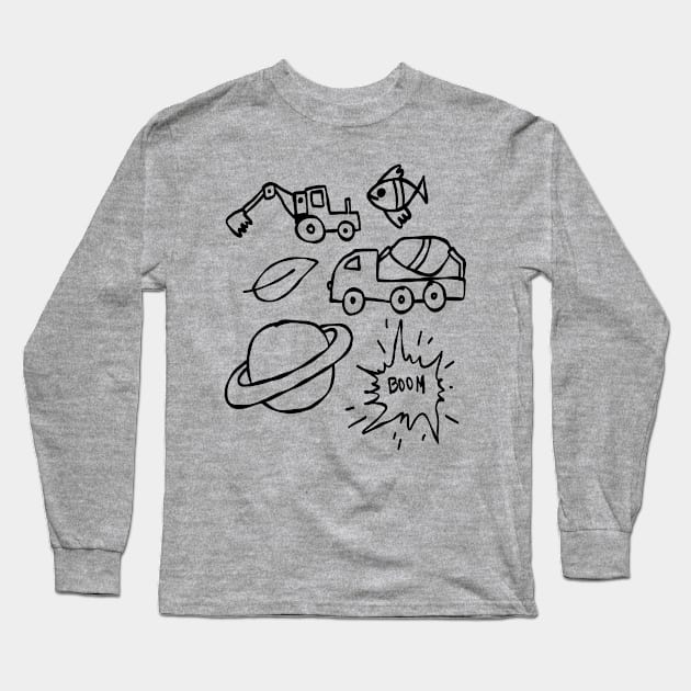 Everything I love! Long Sleeve T-Shirt by Think Beyond Color